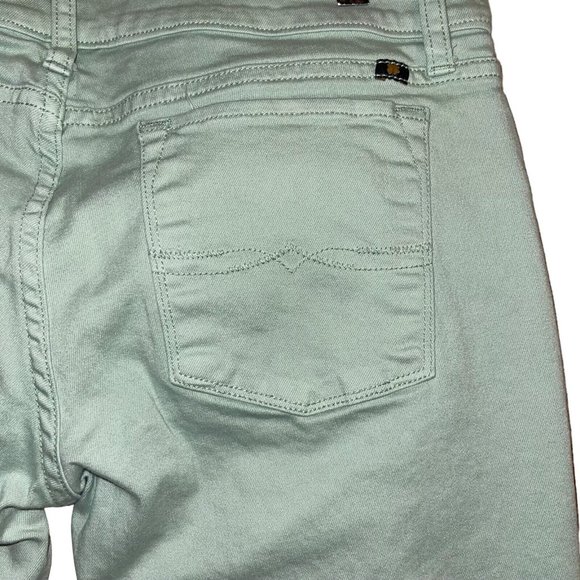 Lucky Brand Women ZOE Straight Crop Jean 12 Mint Colored Denim Stretch Mid Rise - Picture 7 of 11